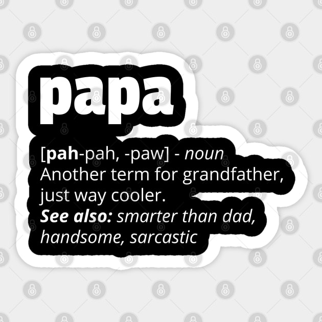 Papa Definition Sticker by trendingoriginals